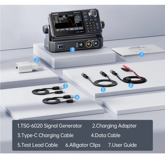 Fnirsi TSG6020 2 Kanallı 60MHz Fonksiyon Sinyal Jeneratörü