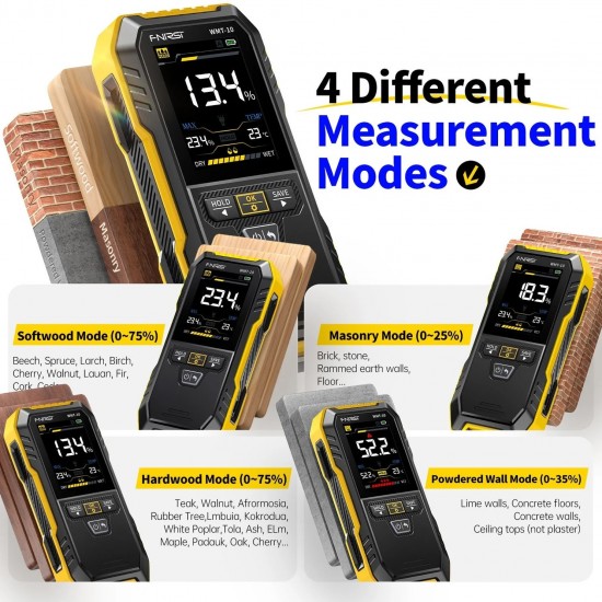 Fnirsi WMT-10 Temassız Nem Ölçer