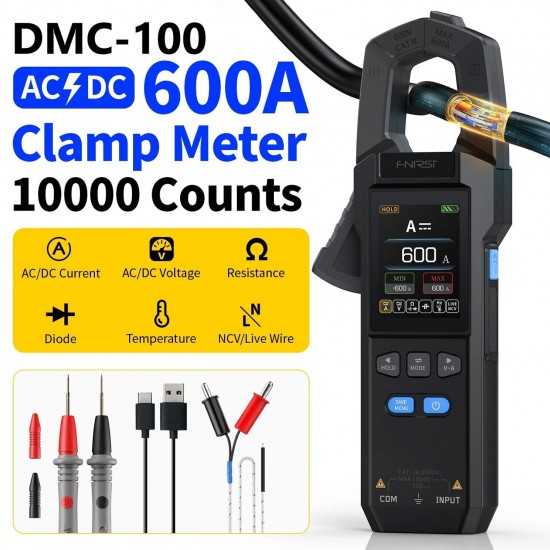 Fnirsi DMC-100 Akım Gerilim Pensampermetre