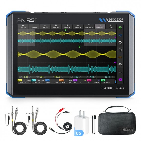 Fnirsi DPOS350P 4-in-1 350MHz 1GSPS Tablet Osiloskop