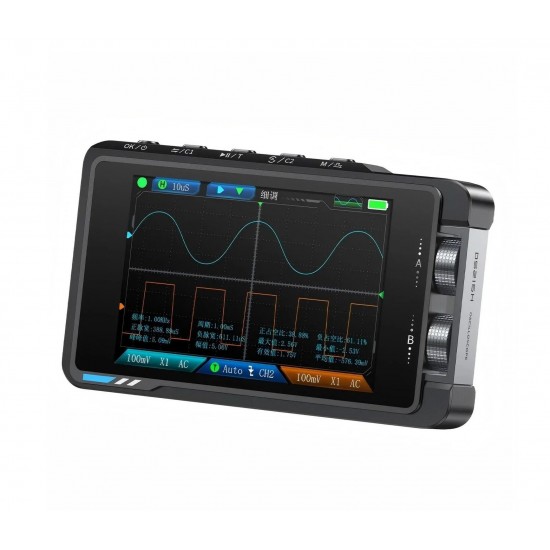 FNIRSI DS215H 2’si 1 Arada 50MHz Çift Kanal Dijital Osiloskop ve DDS Sinyal Jeneratörü