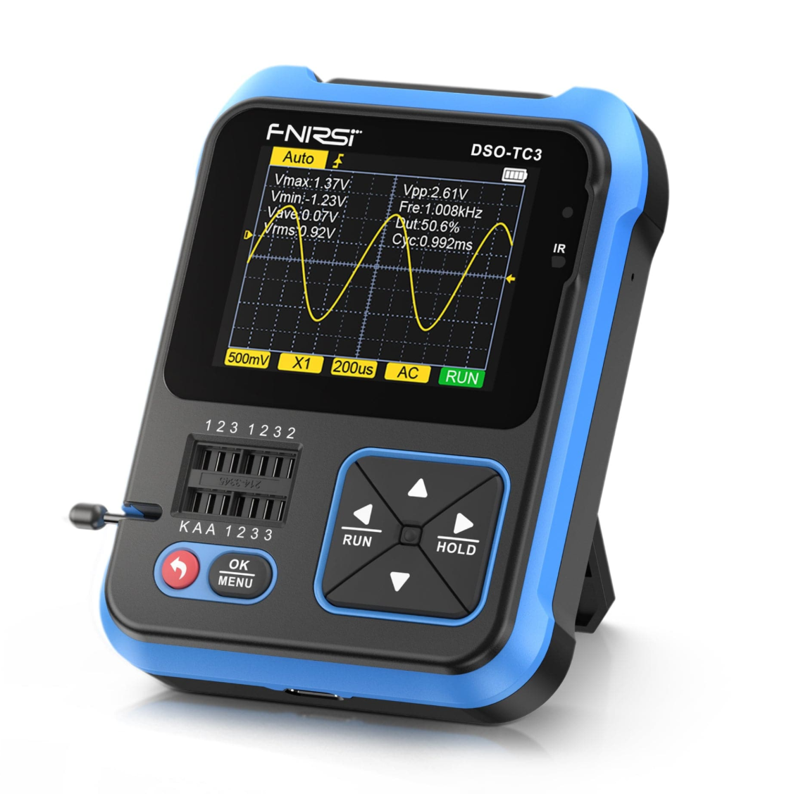 Fnirsi DSO-TC3 El Tipi Dijital Osiloskop Transistör Test Cihazı