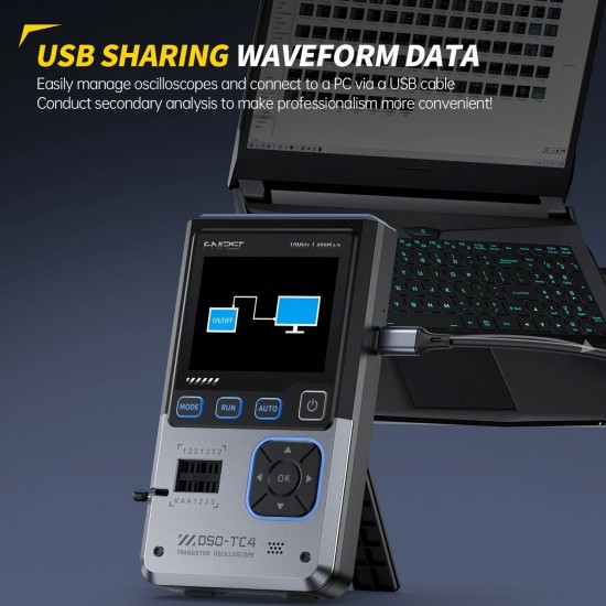 Fnirsi DSO-TC4 El Tipi Dijital Osiloskop ve Sinyal Jeneratörü