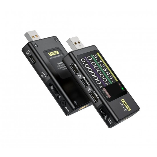 Fnirsi FNB58 USB Hızlı Şarj Test Cihazı – Voltaj Akım Güç ve PD Protokol Ölçer