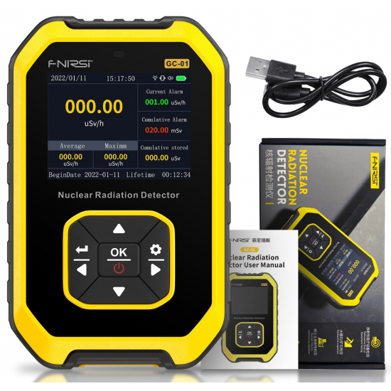 Fnirsi GC-01 Nükleer Radyasyon Test Cihazı Dedektörü