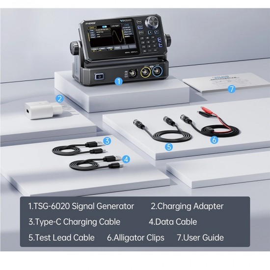 Fnirsi TSG6020 2 Kanallı 60MHz Fonksiyon Sinyal Jeneratörü